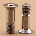 thumbnail image 3 of 2 Pieces Bicycle Bike Titanium Alloy M5 Screws Cycling Pulley Bolt Rear Derailleur Pulley Guide Wheel Bolts, 3 of 9