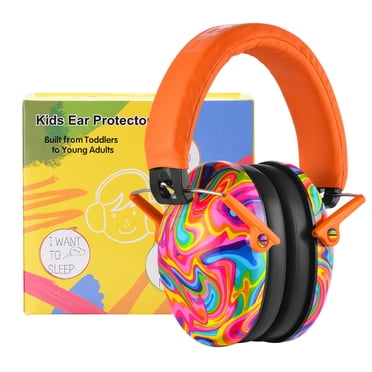 PROHEAR 032 Protection des Oreilles pour Enfants - Écouteurs Antibruit Cache-Oreilles pour Autisme, Tout-Petits, Enfants - Orange