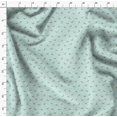thumbnail image 4 of Soimoi Green Poly Georgette Fabric American Robin Bird Print Sewing Fabric BTY 42 Inch Wide, 4 of 5