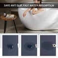 thumbnail image 3 of RKSTN Bathroom Rugs Diatomaceous Earth Shower Mat, Absorbent and Quick-Drying, Rubber Lining Non-Slip (Oval-Smoky Gray 40*60*3.5 ) Kitchen Gadgets, 3 of 8