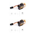 thumbnail image 1 of ziyahi EMAX EMX-SV-0275 ES08MA II 12g Metal Gear Analog Servo Stable Performance Style Made Of ABS. Style And Exquisite Workmanship.Easy To Install And Durable For Long Time .wide Application 2Set, 1 of 6