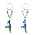 thumbnail image 1 of SNNROO 2X Sexy Adjustable Nipple Rings Non-Piercing Clip On Dangle Fake Nipplerings-08, 1 of 6
