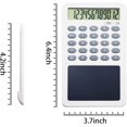 thumbnail image 2 of Basic Calculator Notepad with LCD Writing Tablet, Rechargeable 12 Digit Display DrawingMemo PadsPlanning Boards, Hand-held for Daily Office(White), 2 of 7