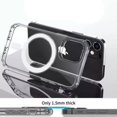 thumbnail image 2 of For Apple iPhone 16 Pro Max Magnetic Case with HaloLock Shockproof Protective Electroplating Clear Cover - Clear, 2 of 5