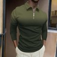 thumbnail image 2 of Pisexur Chandails en Molleton pour Hommes à Manches Longues, Chandail à Col Rabattu, Mode Décontractée, Patchwork de Couleurs Surdimensionné, Chandail-Over, Fermeture Éclair Quart, Chemises de Gym Athlétiques, Chandail en Molleton Grande Taille M-6TG, 2 of 5