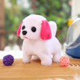 thumbnail image 1 of Pink Simulation Puppy Pet Toy Dog Can Walk And Call Toy Dog Children’S Gift, 1 of 2