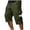 Vert, variante sur Shorts Cargo pour Hommes sous le Genou Légers Shorts Longs Pantalons Courts de Travail Poches