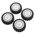 thumbnail image 3 of RC Wheel Tires, For 1/10 Wheels Tires Improving Stability White Black  For PTG 2 01, 3 of 8