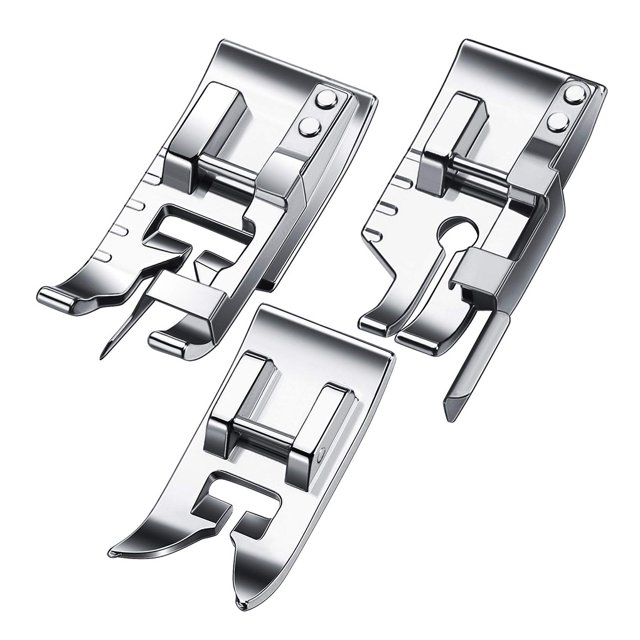 Wweixi 1/4 Inch Patchwork Presser Foot Metal Rustproof Stitch Ditch Foot Household Sewing Machines Accessories