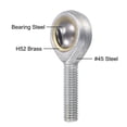 thumbnail image 4 of Uxcell Rod End Bearing Self-lubricated Joint Bearing Right Hand Male Thread Connector 8mm, 4 of 6