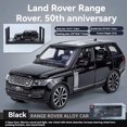 thumbnail image 4 of 1:32 Scale Range Rover 50th Anniversary Collectible Model Car - Alloy & Plastic Construction with 6 Openable Doors, Pull-Back Action, Sound & Light Effects, Rear Wheel Shock Absorbers - 15.5x7x5.8CM,, 4 of 7