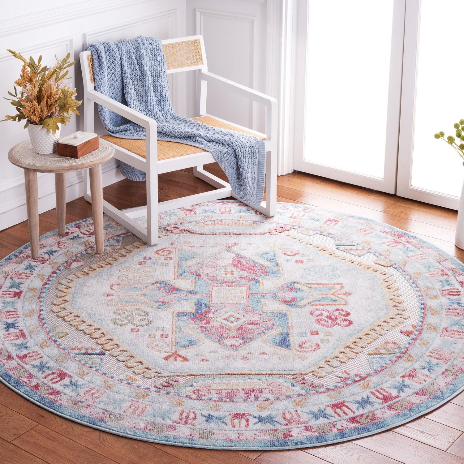 SAFAVIEH Cabana Clark Tapis Intérieur/Extérieur Médaillon