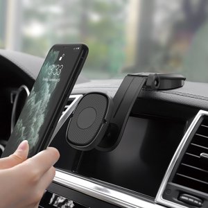 360 Support de téléphone portable de voiture magnétique sur le tableau de bord iPhone Smartphones Samsung