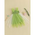 thumbnail image 3 of Faithtur Robe pour Tout-Petits Enfants Filles Papillon Broderie à Étages Tulle Sans Manches Robe Camisole Été Vêtements Décontractés Robe Princesse, 3 of 9