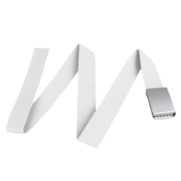 6X Canvas Cotton White Belt Belts Textile Ribbon Belt