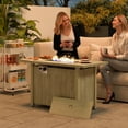 thumbnail image 2 of Outsunny Table de Foyer au Propane de 43 Pouces avec Housse Imperméable 50 000 BTU, 2 of 10