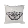 thumbnail image 1 of Polycotton Cushion With Side Zipper (Butterfly) - Set of 2, 1 of 1