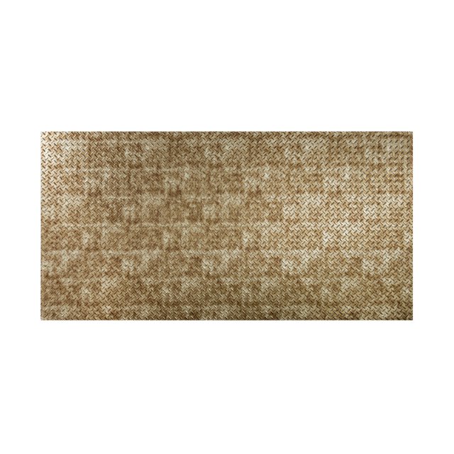 Fasade Diamond Plate Bermuda Bronze Wall Panel 4 ft x 8 ft Easy Installation