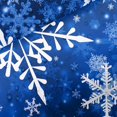 thumbnail image 5 of Christmas Snowflake Shower Curtain Set, Christmas Shower Curtains for Bathroom, Winter Blue Shower Curtain Christmas Decorative Shower Curtains,36X72IN, 5 of 5