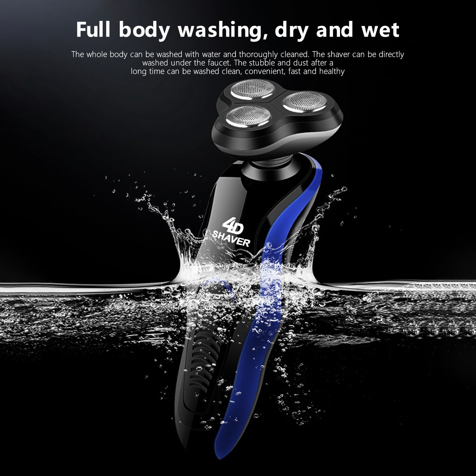 Mareep Electric Razors for Men, Electric Shaver for Men, Rechargeable Wet and Dry Shaver, Waterproofs Portable Razors Ideal Gift for Him