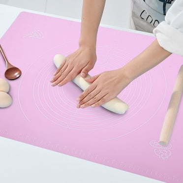 Cergrey Household Silicone Non-Stick Baking Mat with Scales Rolling Dough Pad Kitchen Baking Tools, Non-Stick Dough Mat, Silicone Baking Mat