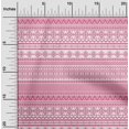 thumbnail image 1 of oneOone Polyester Lycra Pink Fabric Aztec Tribal Fabric For Sewing Printed Craft Fabric By The Yard 56 Inch Wide, 1 of 4