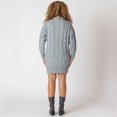 thumbnail image 4 of Devoted robe-pull à manches longues, col montant et larges côtes, 4 of 4