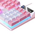 thumbnail image 4 of funtasica Clavier Machine à Écrire tactile 104 Touches Bureau Blanc Rose, 4 of 4