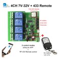 thumbnail image 1 of Commutateur Wi-Fi pour Porte de Garage 1 Ch 4 Ch Module de Relais Sans Fil Module d'Automatisation pour Maison Intelligente Application Télécommande Commande Vocale, Facile à Utiliser, 1 of 5