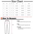 thumbnail image 3 of Mrat Slim Fit Casual Pants Full Length Pants Ladies Fashion Casual High Waist Elastic Waist Drawstring Straps Solid Color Ruffle Wide Leg Long Pants High Waisted Flare Pant, 3 of 5