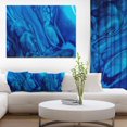 thumbnail image 3 of Design Art Dark Blue Acrylic Paint  Canvas Print, 3 of 3
