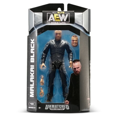 Malakai Black (Adapté) – Figurine Articulée AEW Unmatched Series 8 par Jazwares