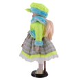 thumbnail image 3 of Esquirla Winter Porcelain Girls Dolls Model With Wooden Display Stand 16 inch, 3 of 8