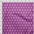 thumbnail image 4 of oneOone Cotton Cambric Purple Fabric Abstract Craft Projects Decor Fabric Printed By The Yard 42 Inch Wide, 4 of 5