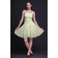 thumbnail image 3 of Bimba Robe Cocktail au-Dessus du Genou pour Femmes Teinture sur Nœuds Smockée Fluide d'Été Robe Soleil-TP, 3 of 5