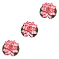 thumbnail image 1 of QualitChoice Artificial Lotus Replacement Simulation Outdoor Garden Park Pond Pool Photography Fake Water Flower Decor Light Pink 3PCS, 1 of 6
