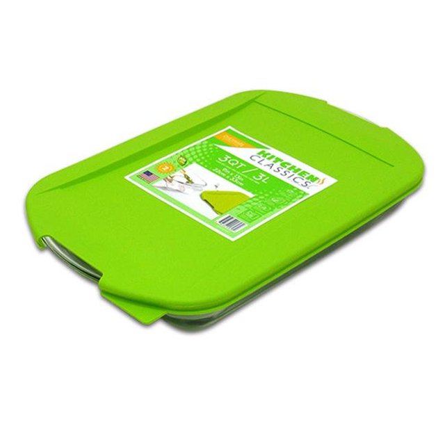 Libra 240475 3 Quarts Glass Bake Dish with Lid