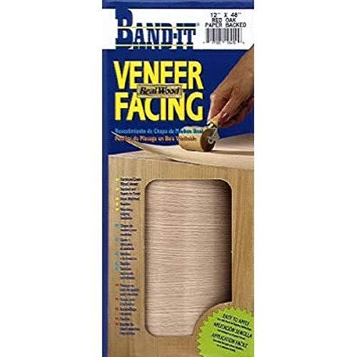 Red Oak Real Wood Veneer Paperback Facing, 12 In. x 48 In. - 12410