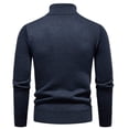 thumbnail image 3 of LIaqionyy Chandail pour Hommes Grande Taille Col Rond Tricot Manches Longues Hauts Chauds Automne Hiver Chandails, 3 of 4