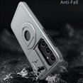 thumbnail image 2 of For Samsung Galaxy A55 5G Case Magnetic Kickstand TPU+PC Phone Cover with Slide Lens Lid, 2 of 5