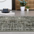 thumbnail image 3 of Vintage Oriental Floral Runner Rug, Tribal Style, Beige, Non-Slip, Low Pile, Washable, Indoor Use, Dining Room, 3 of 9