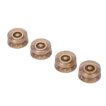 Yeacher 4 Pcs Boutons de Commande de Ton de Vitesse pour Guitare Gibson Les Paul Pièces de Guitare Électrique de Remplacement Dorées