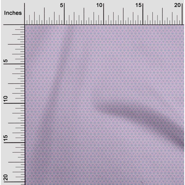oneOone Tissu en Coton Imprimé Géométrique Triangle 56 Pouces