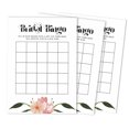 thumbnail image 1 of Inkdotpot CardsFor Bridal Wedding Shower Bachelorette Party Bulk Blank Square Fill In Gift Ideas 50FloralBingoGame, 1 of 1