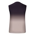 thumbnail image 4 of DPTALR Débardeur Sans Manches Dégradé pour Hommes Imprimé Non Positionné Col Rond T-shirt Sans Manches Décontracté Sport, 4 of 5