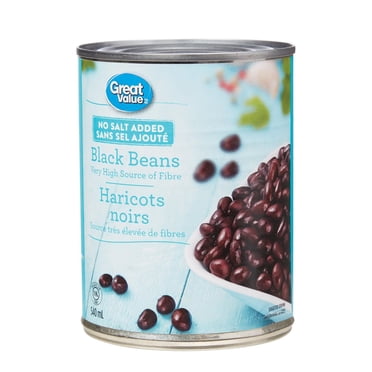 Great Value No Salt Added Black Beans
