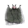 thumbnail image 4 of Poupée Sorcière Suspendue d'Halloween Robuste Légère Polyvalente Ornement Volant s Vert, 4 of 9