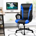 thumbnail image 3 of Patiojoy Office Chair Ergonomic Desks Chair Swivel Computer Chair w/Armrests Blue, 3 of 10