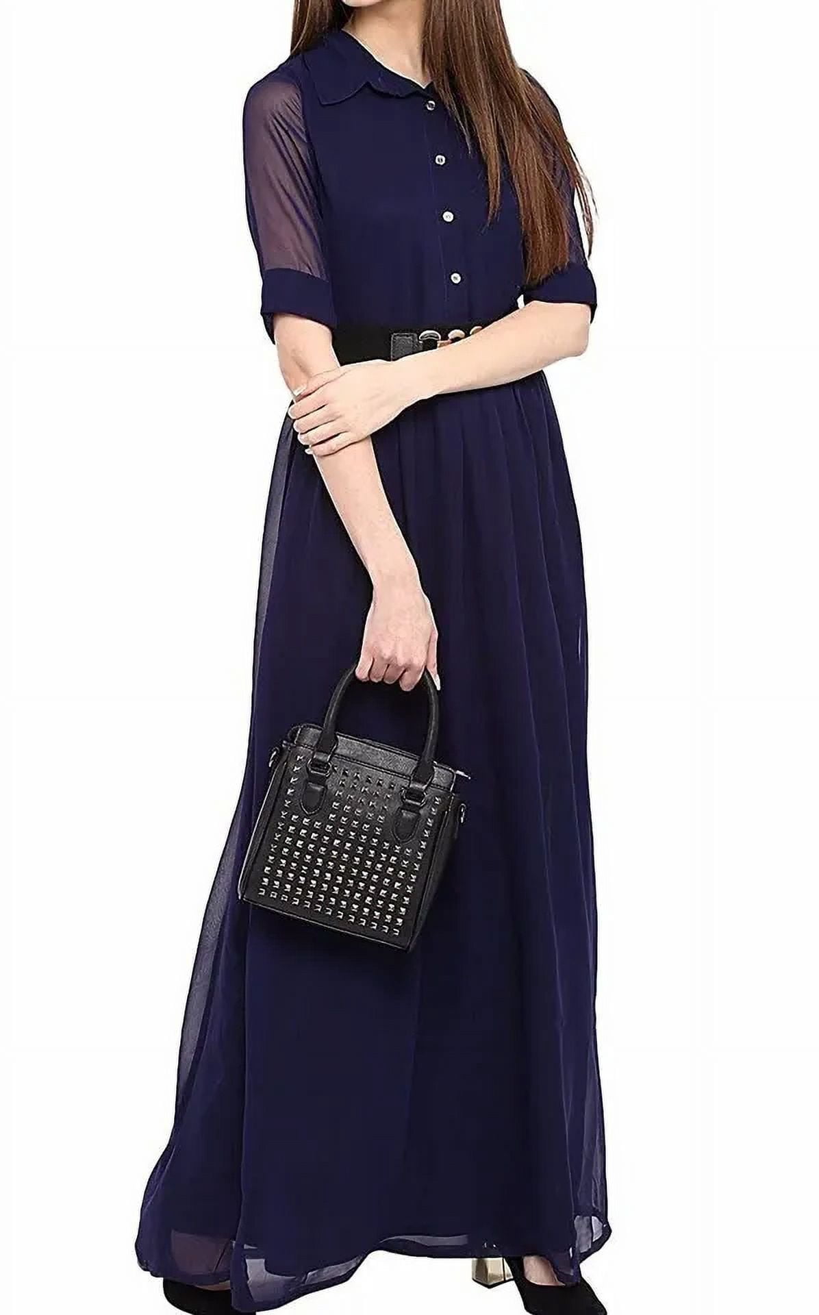 Western Women Stylish Frock Dress Long Maxi One Piece Urbanic Summer Maxi George