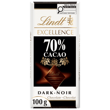 Chocolat noir Lindt EXCELLENCE à 70&nbsp;% de cacao&nbsp;– Barre (100&nbsp;g)